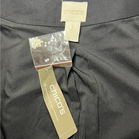 Chico’s Artisan Embroidered Jacket Size 1 (M/8) - Picture 7 of 10